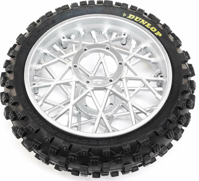 Dunlop MX53 Rear Tire Mounted, Chrome: Promoto-MX