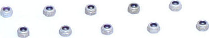 Aluminum Mini-Nuts, 4-40 (10)