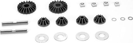 Diff Gear Set with Hardware: 10-T