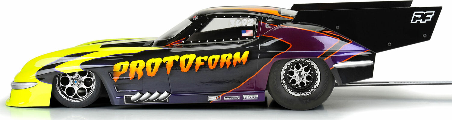 1/10 Outlaw Clear Wing Kit for PRM158800 Pro-Mod Body