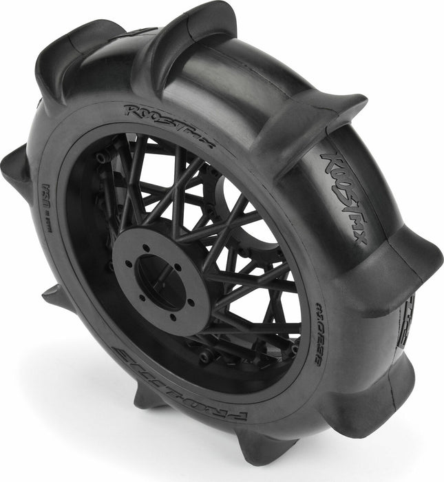 1/4 Roost MX Sand/Snow Paddle Rear Tire MTD Black (1): PROMOTO-MX