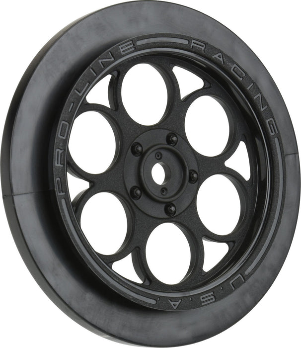 1/10 Showtime Front Runner Front 2.2"/2.7" 12mm Drag Wheels (2) Black