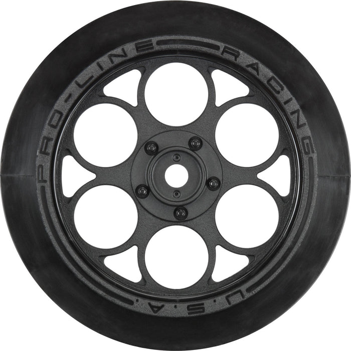 1/10 Showtime Front Runner Front 2.2"/2.7" 12mm Drag Wheels (2) Black