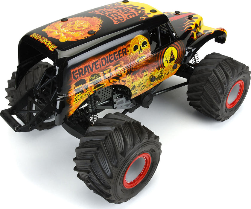 1/10 Grave Digger Fire (Red) Painted Body Set: LMT