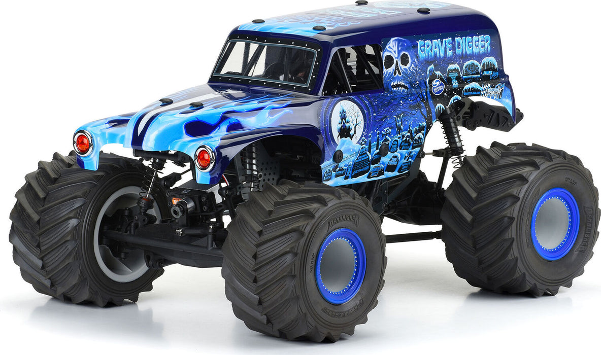 1/10 Grave Digger Ice (Blue) Painted Body Set: LMT