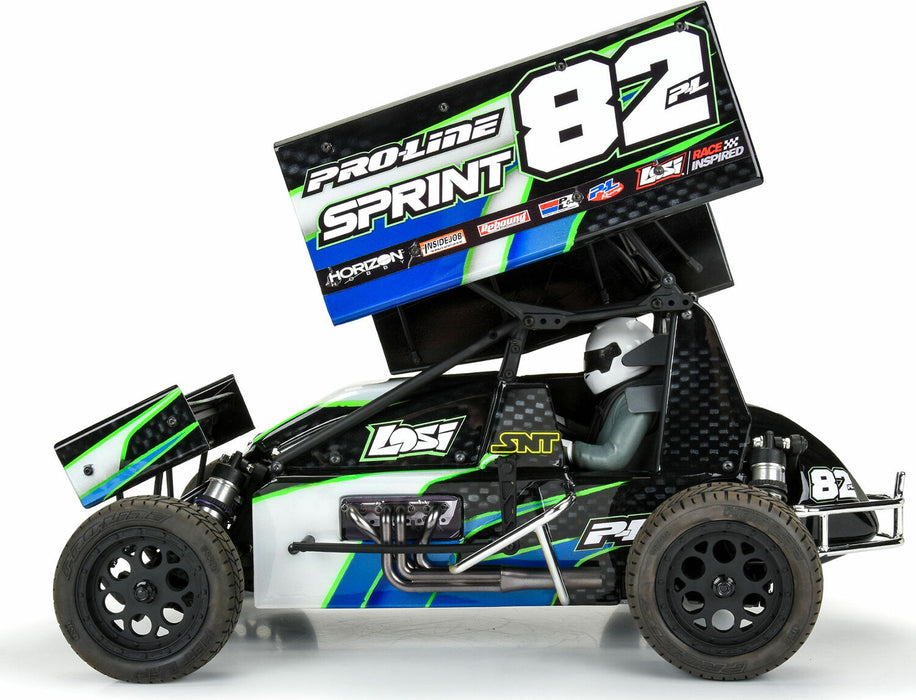 1/10 Sprint Car Light Weight Clear Body Panel Kit: Losi Sprint Car
