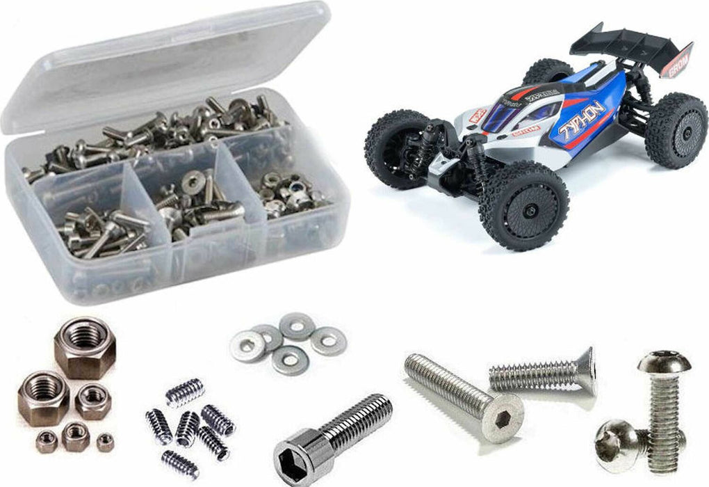 Arrma Typhoon Grom Mega 4x4(#ARA2106) Stainless Steel Screw Kit