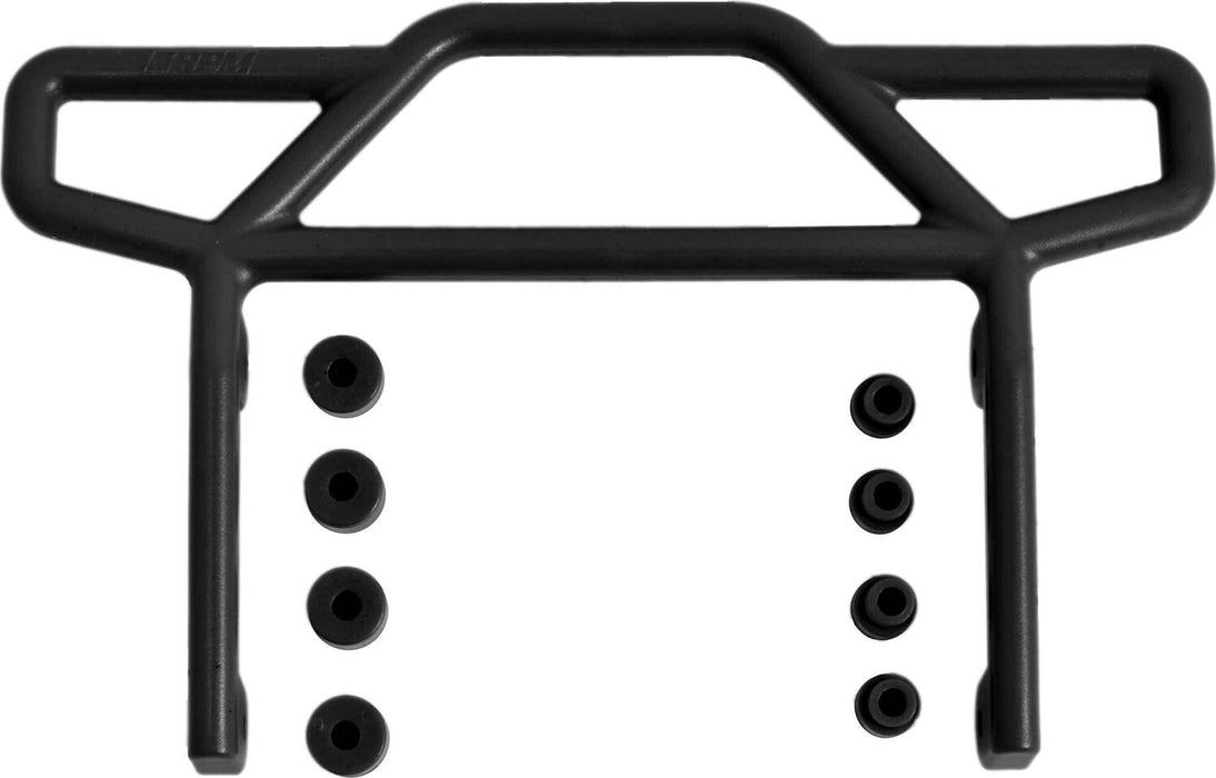 Rear Bumper, Black: Traxxas Rustler