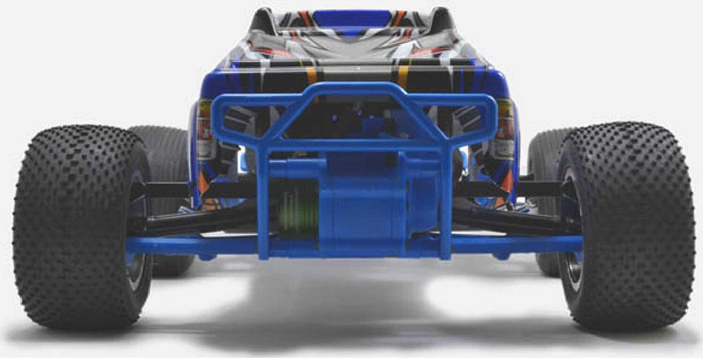 Rear Bumper, Black: Traxxas Rustler