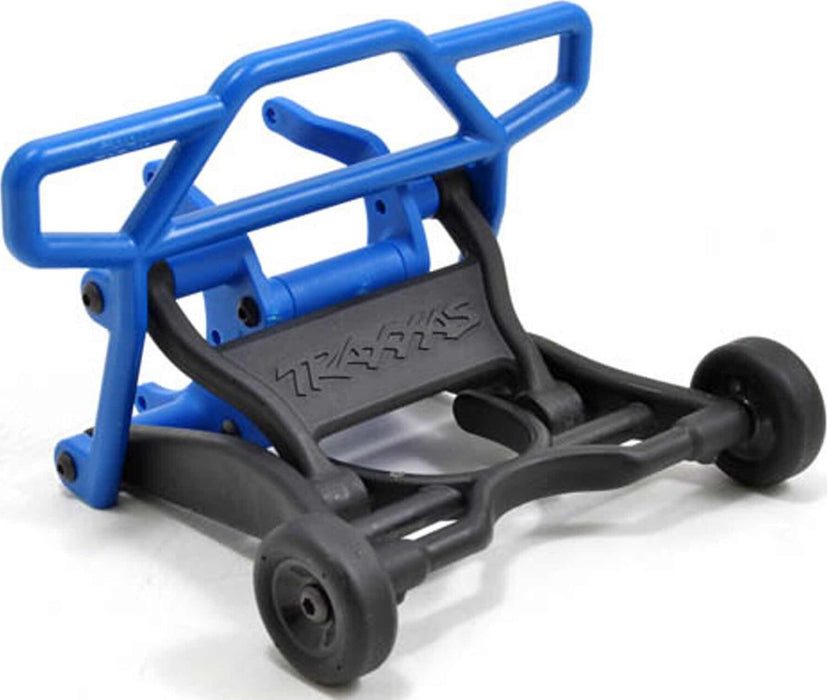 Rear Bumper, Black: Traxxas Rustler