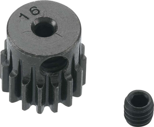 0.5 Module Hard Blackened Steel Mini Pinion 2mm, 16T