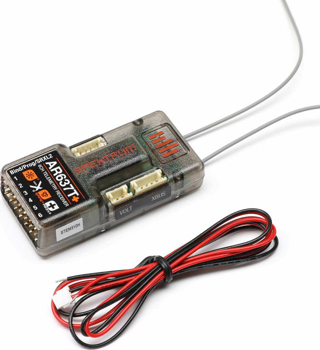 AR637T+ DSMX 6-Channel AS3X+ & SAFE Telemetry Receiver