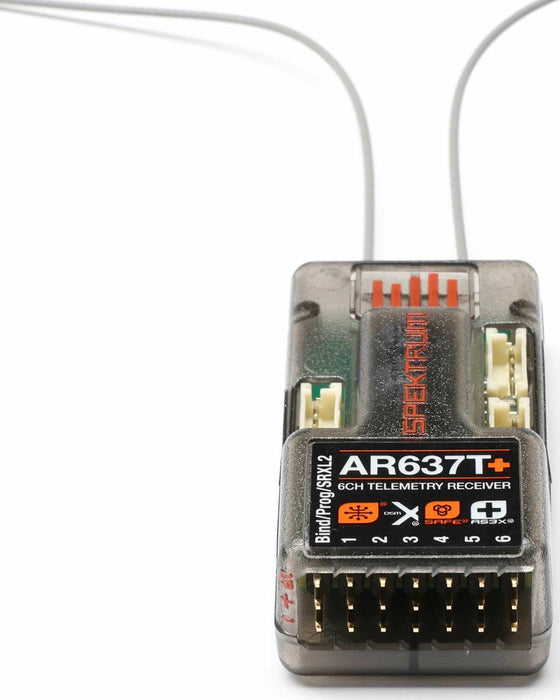 AR637T+ DSMX 6-Channel AS3X+ & SAFE Telemetry Receiver