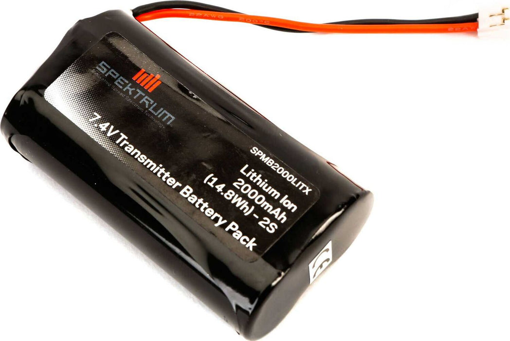 7.4V 2000mAh 2S Li-Ion Transmitter Battery