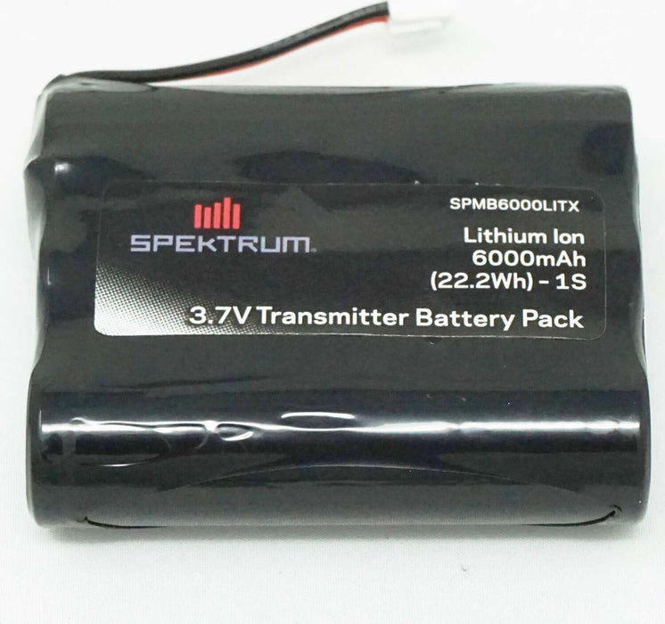 3.7V 6000mAh 1S Transmitter Battery: iX12/NX6/NX8 Tx Plug (XH-1S)