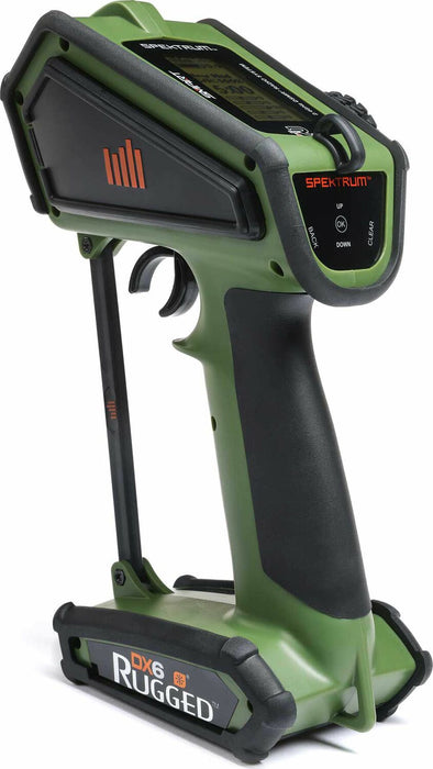 DX6 Rugged 6-Channel DSMR Transmitter Only, Green