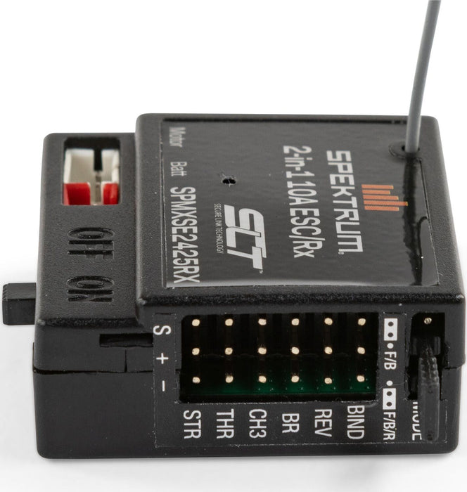 10 Amp Brushed 2-in-1 ESC / SLT Receiver Combo