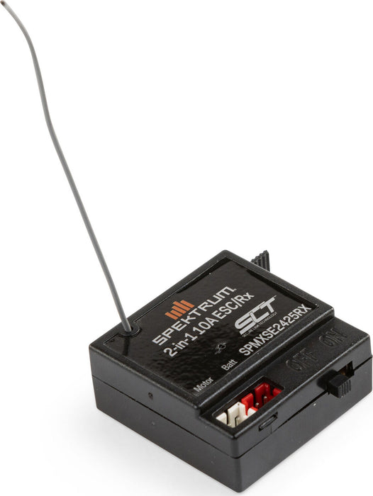 10 Amp Brushed 2-in-1 ESC / SLT Receiver Combo