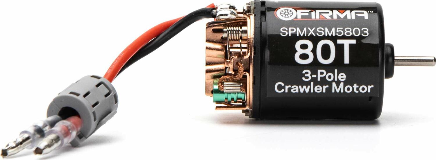Firma 80T Rebuildable 3-Pole Brushed Crawler Motor