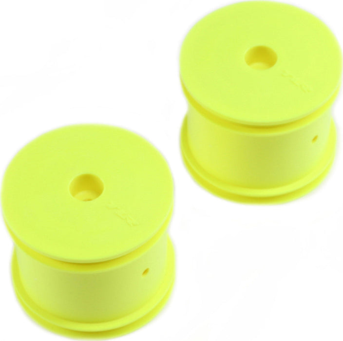 1/10 Front/Rear Stadium Truck 2.2 Wheels, 12mm Hex, Yellow (2): 22T