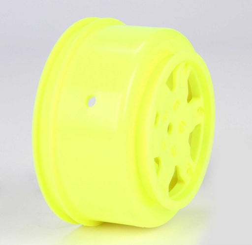 1/10 Front/Rear SCT 2.2/3.0 Wheels, 12mm Hex, Yellow (2): 22 SCT