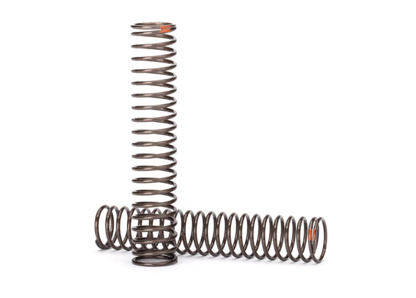 Springs, shock, long (natural finish) (GTS) (0.29 rate, white stripe) (for use with TRX-4® Long Arm Lift Kit)