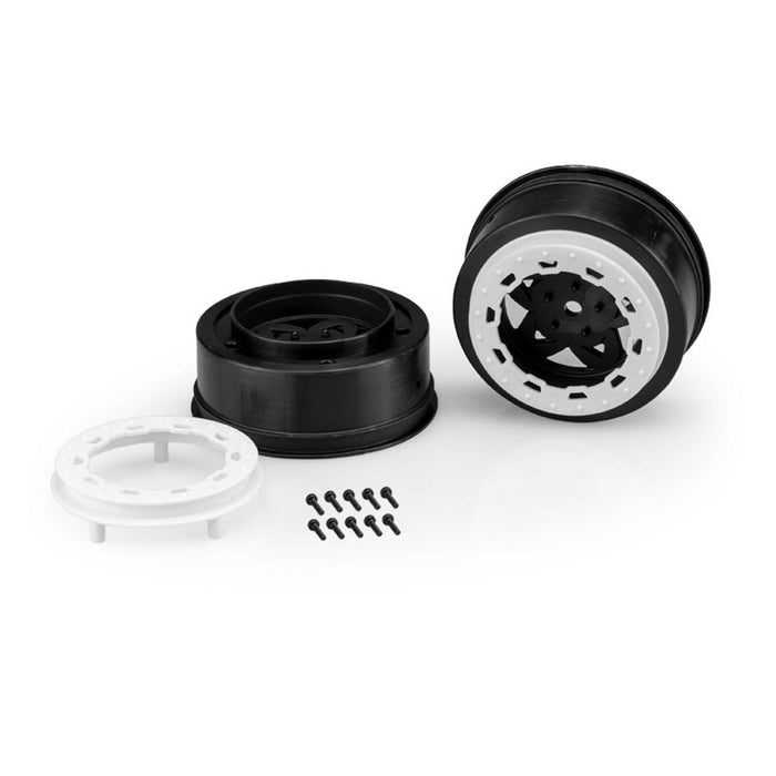 JConcepts Tremor Short Course Wheels (Black) (2) (Slash Rear) w/12mm Hex
