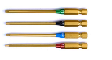 AZTAB Titanium Hex1.5/2.0/ 2.5/3.0mm L=98mm