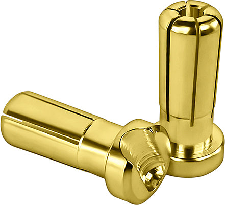 LowPro Bullet Plugs, 5mm, 1 Pair