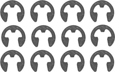 E Clips 1/8" (12)