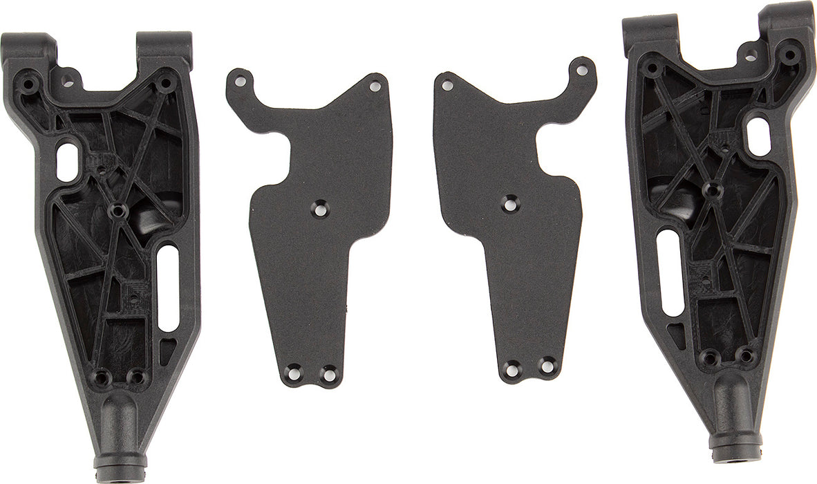 RC8T3.2 Factory Team Front Low Suspension Arms, Heavy Duty