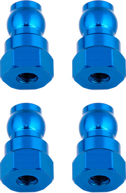 Shock Bushings, 12 mm, blue aluminum