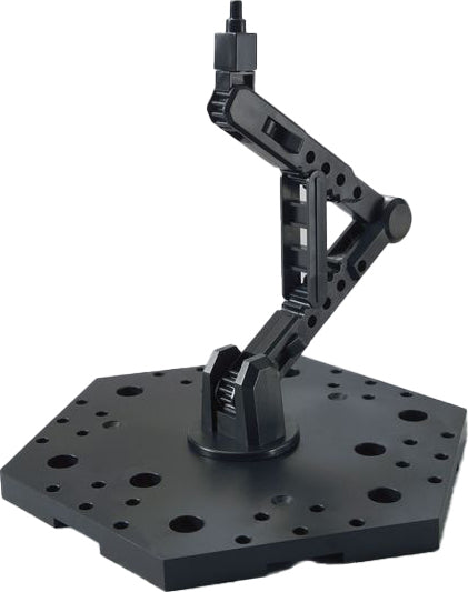 Black Action Base 5 Display Stand for 1/144 Scale Models