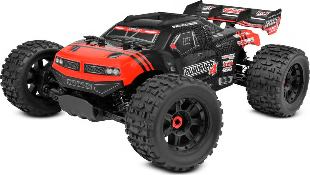 Punisher 4S Monster Truck RTR Version, Red