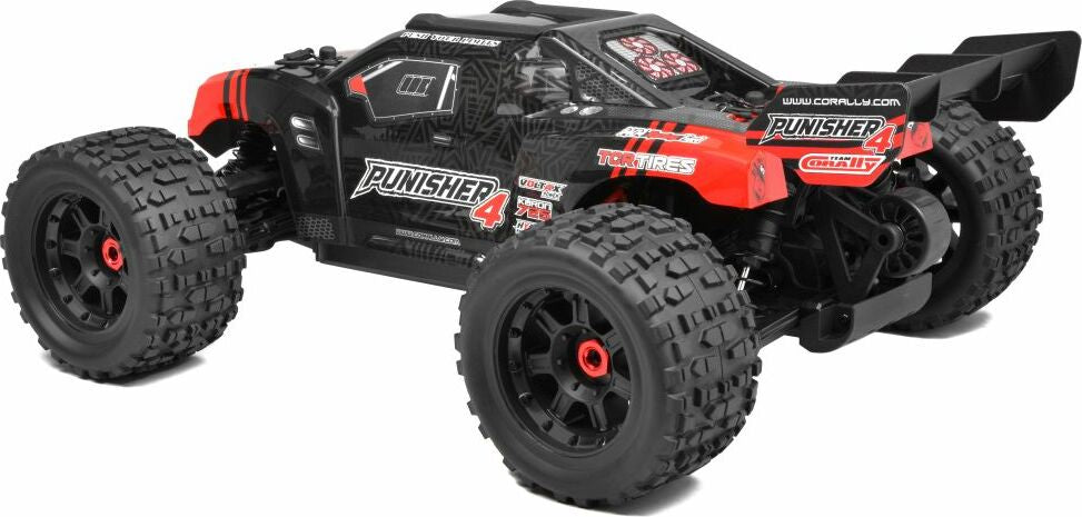 Punisher 4S Monster Truck RTR Version, Red