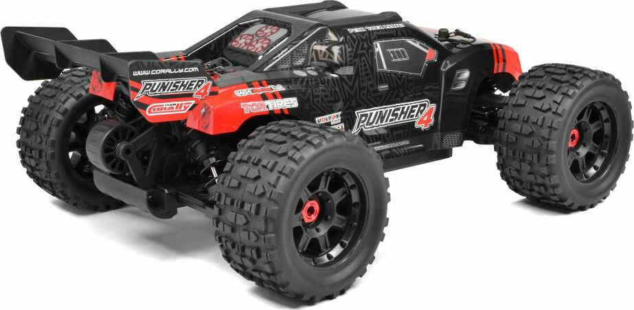 Punisher 4S Monster Truck RTR Version, Red