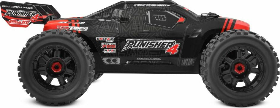 Punisher 4S Monster Truck RTR Version, Red