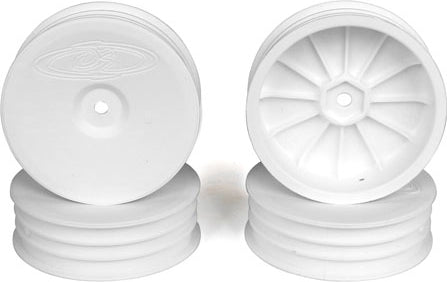 Slim Speedline Buggy Wheels, Front, White