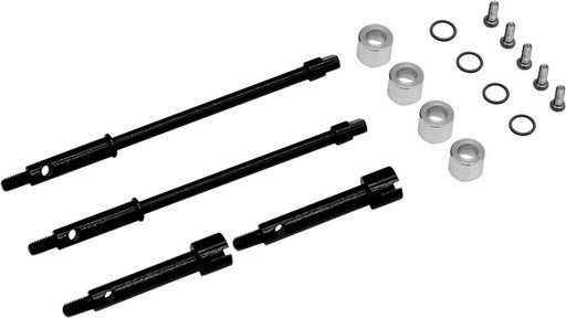 +4mm Steel Drive Stub Axles, for SCX24