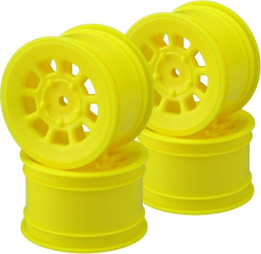 9 Shot 2.2" Rear Wheel, Yellow Fits B7, B6.4, B74.2, YZ2, YZ4