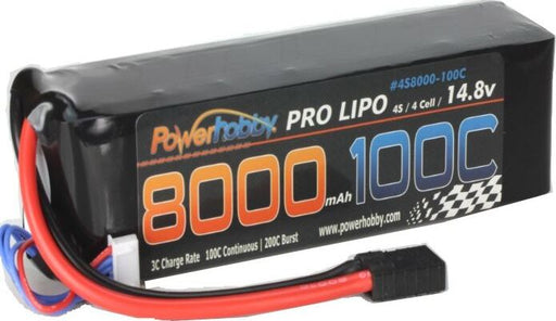 4S 14.8V 8000MAH 100C w/ Genuine Traxxas