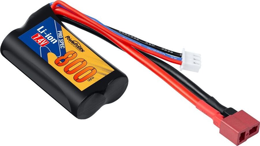 Li-ion 7.4V 800mAh Battery with Deans Plug: Blackzon