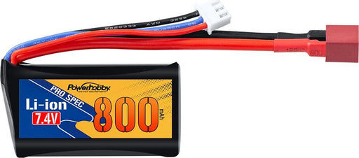 Li-ion 7.4V 800mAh Battery with Deans Plug: Blackzon