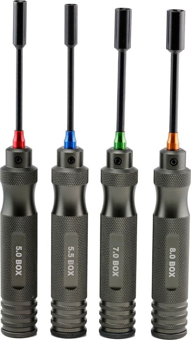 Pro Series Nut Driver Tool Set 5mm, 5.5mm, 7mm, 8mm