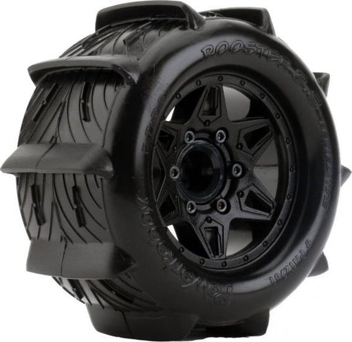 1/10 Rooster 2.8" Belted Paddle Sand Snow Tires 12mm