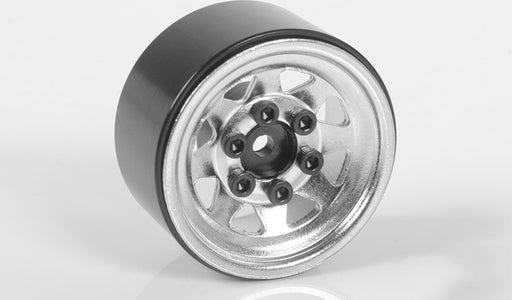 Stamped Steel 1.0" Stock Beadlock Wheels (Silver)