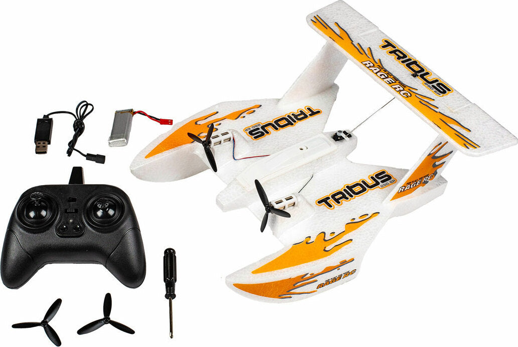 Tribus 250 EP RTF Amphibious Aircraft; Orange