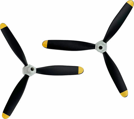3-Blade Scale Prop & Spinner (2-Pack); F4U Jolly Rogers