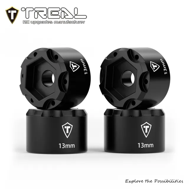 7075 Aluminum Extended Wheel Hubs Widen Wheel Adaptors 13mm for Traxxas Mini Maxx