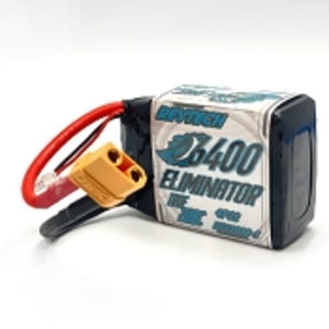 Revtech 2S 6400mah 7.4V True 200C Eliminator LiPo Drag Pack Battery, w/ Xt90 Connector